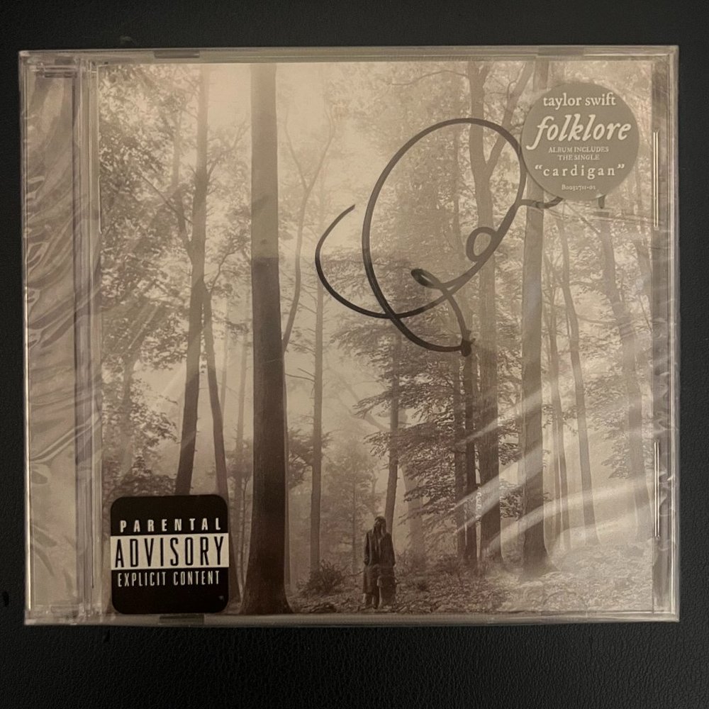 Taylor Swift Signed Copy of Folklore CD